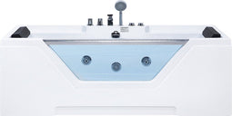 Beliani GRENADA - Whirlpool - Wit - Acryl