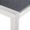 Beliani GROSSETO - Tuintafel - Grijs - 220 x 100 cm - Graniet