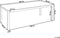 Beliani GROSSETO - Tuintafel - Grijs - RVS