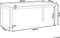Beliani GROSSETO - Tuintafel - Grijs - RVS