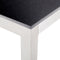 Beliani GROSSETO - Tuintafel - Zwart - RVS