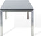 Beliani GROSSETO - Tuintafel - Zwart - Veiligheidsglas