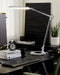 Beliani GRUS - Bureaulamp - Zilver - Aluminium