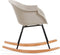 Beliani HARMONY - Schommelstoel - Beige - Kunststof