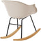 Beliani HARMONY - Schommelstoel - Beige - Kunststof