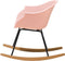 Beliani HARMONY - Schommelstoel - Roze - Kunststof