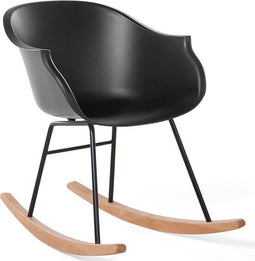 Beliani HARMONY - Schommelstoel - Zwart - Kunststof
