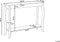 Beliani HARTFORD - Consoletafel - Wit - MDF