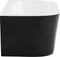 Beliani HARVEY - Badkuip - Zwart - Acryl