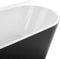 Beliani HARVEY - Badkuip - Zwart - Acryl