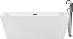 Beliani HASSEL - Badkuip - Wit - Acryl