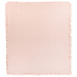 Beliani HATTON - Sprei - Pastelroze - 220 x 200 cm - Katoen