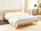 Beliani HATTON - Sprei - Wit - 220 x 240 cm - Katoen