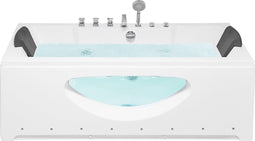 Beliani HAWES - Whirlpool - Wit - Acryl