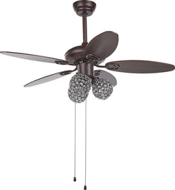 Beliani HEILONG - Staande lamp - Bruin - IJzer