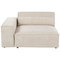 Beliani HELLNAR - Hoekbank 3-zits met ottomaan - Beige - Links - Fluweel