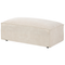 Beliani HELLNAR - Hoekbank 3-zits met ottomaan - Beige - Links - Fluweel