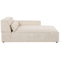 Beliani HELLNAR - Hoekbank 3-zits met ottomaan - Beige - Links - Fluweel