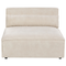 Beliani HELLNAR - Hoekbank 3-zits met ottomaan - Beige - Rechts - Fluweel