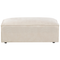 Beliani HELLNAR - Ottomaan - Beige - Fluweel