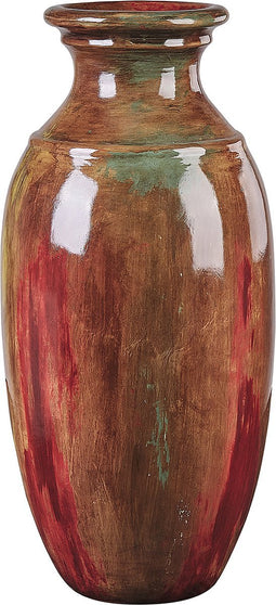Beliani HIMERA - Decoratieve vaas - Bruin - Terracotta