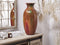 Beliani HIMERA - Decoratieve vaas - Bruin - Terracotta