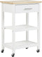 Beliani HIUMA - Keukentrolley - Wit - MDF