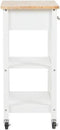 Beliani HIUMA - Keukentrolley - Wit - MDF