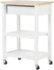 Beliani HIUMA - Keukentrolley - Wit - MDF