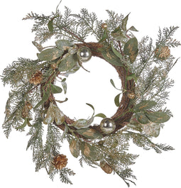 Beliani HOVILA - Krans - Groen - Kunststof