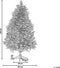Beliani HUXLEY - Kerstboom - Groen - PVC