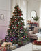 Beliani IGALIKU - LED kerstverlichting - Zwart - 2700 cm - PVC