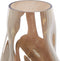 Beliani IMEROS - Decoratieve vaas - Bruin - Glas