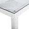 Beliani ITALY - Tuintafel - Wit - PE rotan