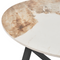 Beliani IVINS - Salontafel - Zwart/Wit - Metaal