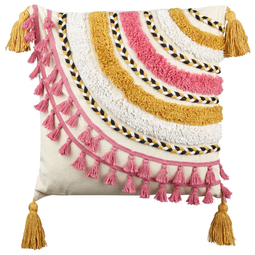 Beliani JAMMU - Sierkussen set van 2 - Meerkleurig - 45 x 45 cm - Katoen