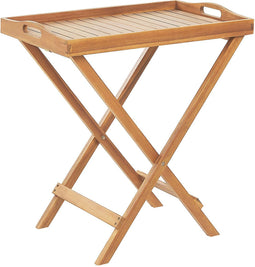 Beliani JAVA - Tuintafel - Lichte houtkleur - Acaciahout