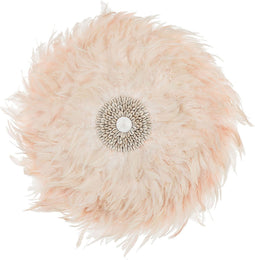 Beliani JUJU - Wanddecoratie - oranje - Veren