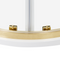 Beliani JUKATAN - Douchecabine - Goud - 80 x 80 x 185 cm - Veiligheidsglas