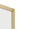 Beliani JUKATAN - Douchecabine - Goud - 90 x 90 x 185 cm - Veiligheidsglas