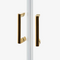 Beliani JUKATAN - Douchecabine - Goud - 90 x 90 x 185 cm - Veiligheidsglas