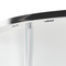 Beliani JUKATAN - Douchecabine - Zilver - 80 x 80 x 185 cm - Veiligheidsglas