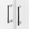 Beliani JUKATAN - Douchecabine - Zilver - 90 x 90 x 185 cm - Veiligheidsglas