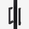Beliani JUKATAN - Douchecabine - Zwart - 80 x 80 x 185 cm - Veiligheidsglas