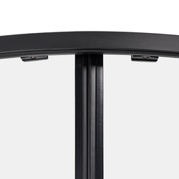 Beliani JUKATAN - Douchecabine - Zwart - 90 x 90 x 185 cm - Veiligheidsglas