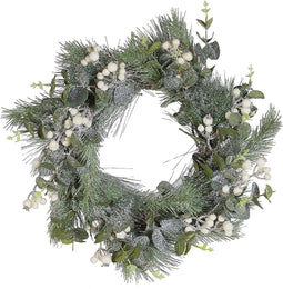 Beliani JURMU - Krans - Groen - Dennenhout