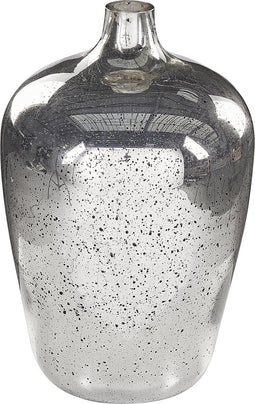 Beliani KACHORI - Bloemenvaas - Zilver - Glas