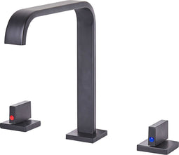 Beliani KAGERA - Wastafelkraan - Zwart - Messing