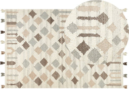 Beliani KAGHTSRASHEN - Kelim vloerkleed - Multicolor - Wol