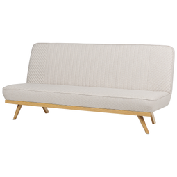 Beliani KALFAFELL - Slaapbank - Beige - Polyester